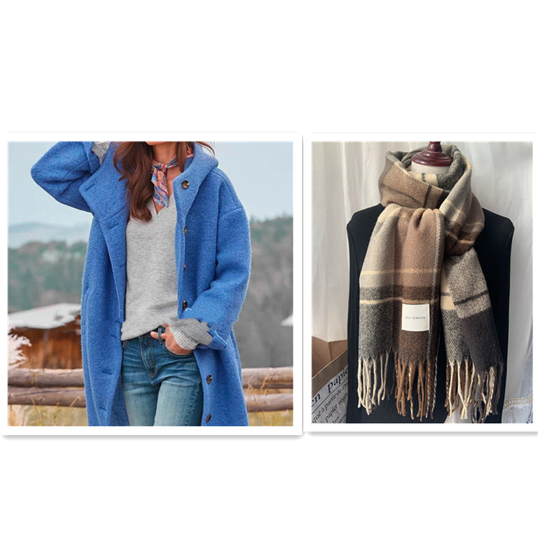 Isabelle | Élégante longue veste d'hiver