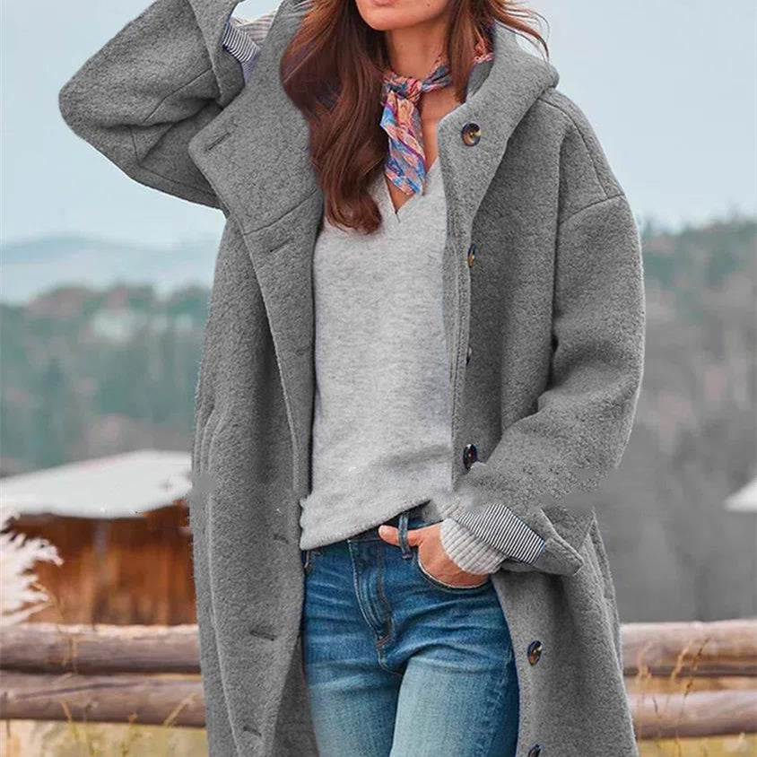 Isabelle | Élégante longue veste d'hiver