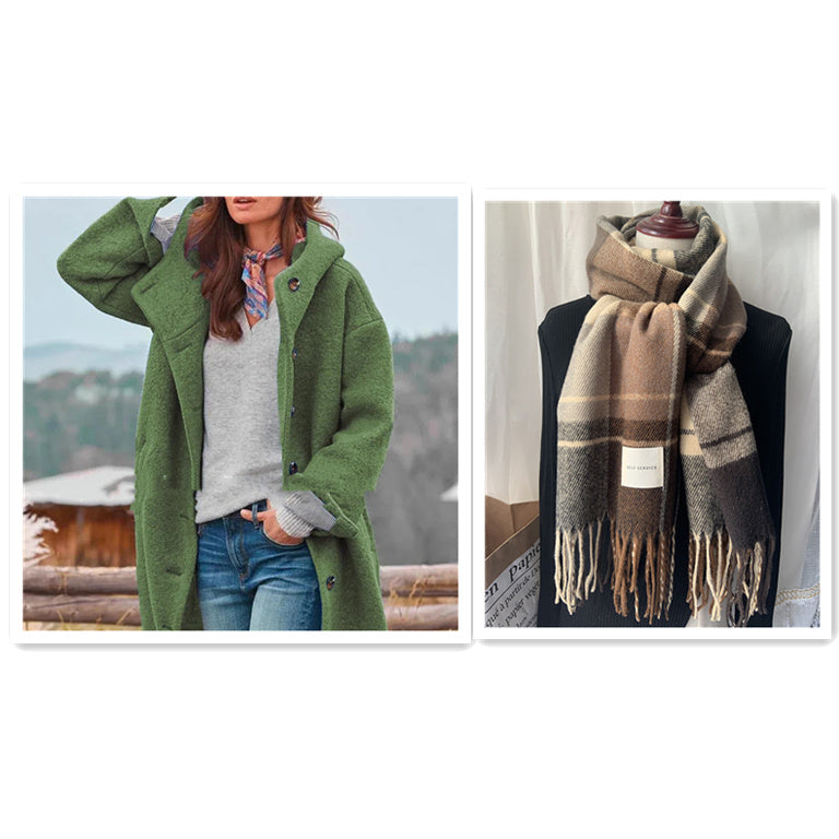 Isabelle | Élégante longue veste d'hiver