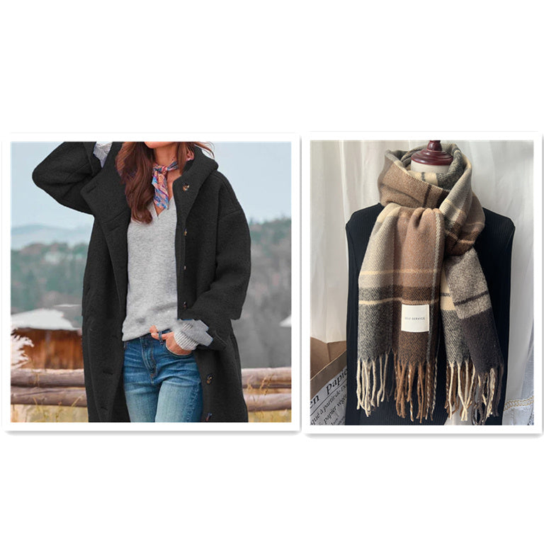 Isabelle | Élégante longue veste d'hiver