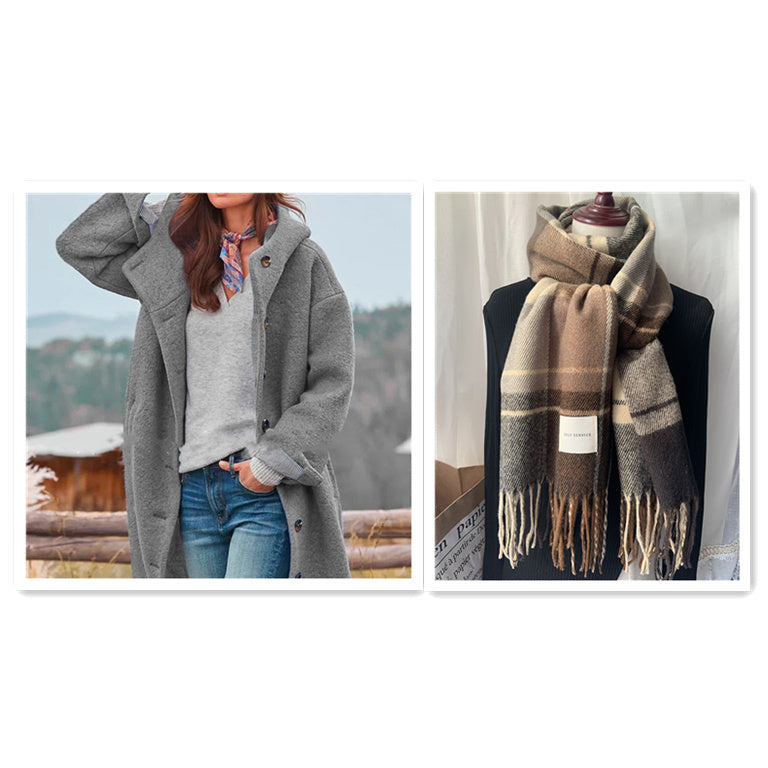 Isabelle | Élégante longue veste d'hiver