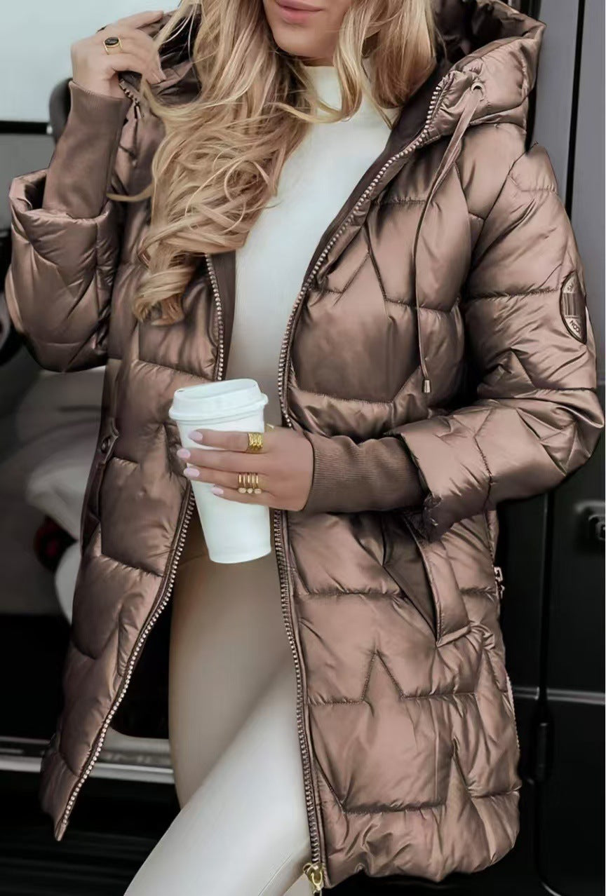Gwenaëlle - Manteau d’hiver élégant à capxuche