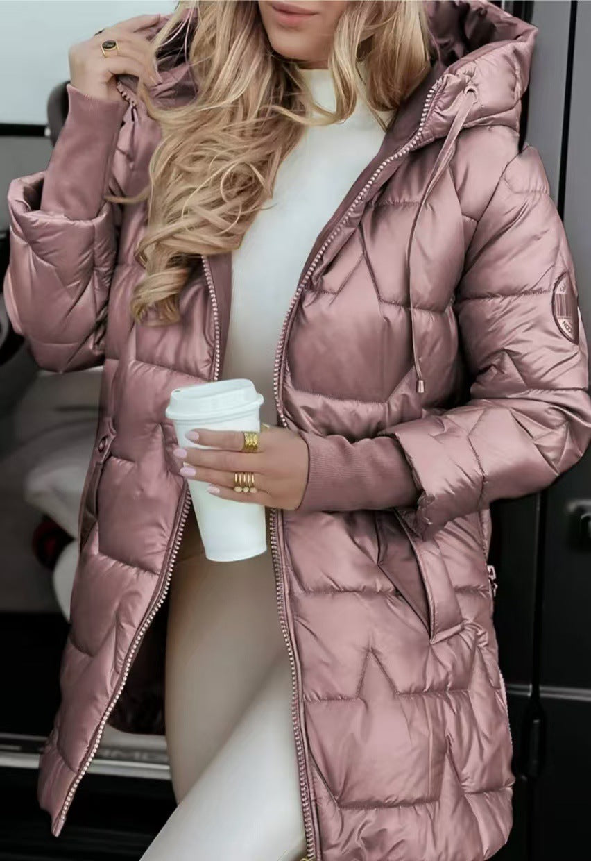 Gwenaëlle - Manteau d’hiver élégant à capxuche
